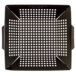 Clear Choice Services, LLC - Clear Choice Cookware Vegetable Grill Basket BBQ Grill Pan Quesadilla Topper - Non Stick Barbecue Accessories also for Chicken Meat Fish from