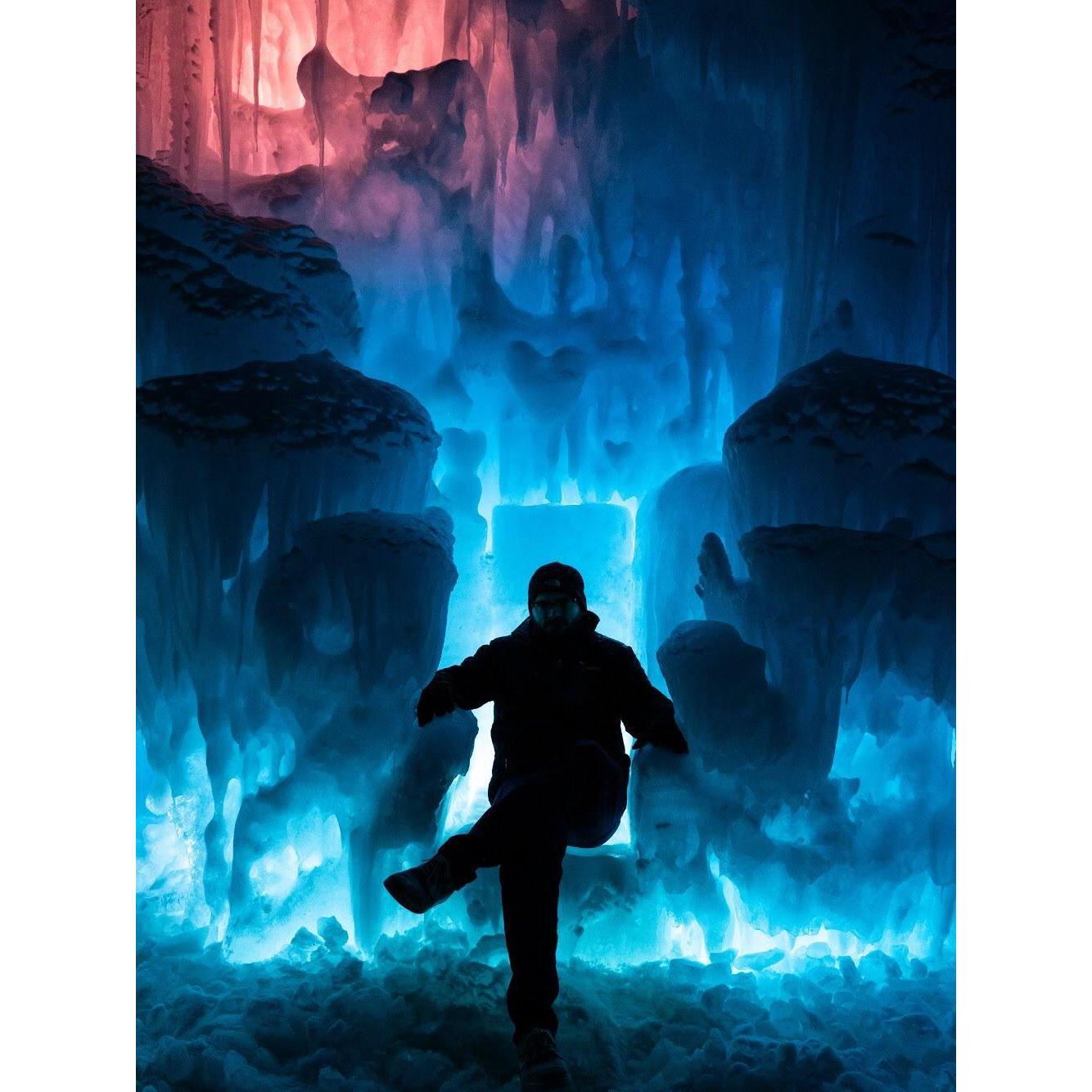 Visiting the Ice Castles in Midway, Utah