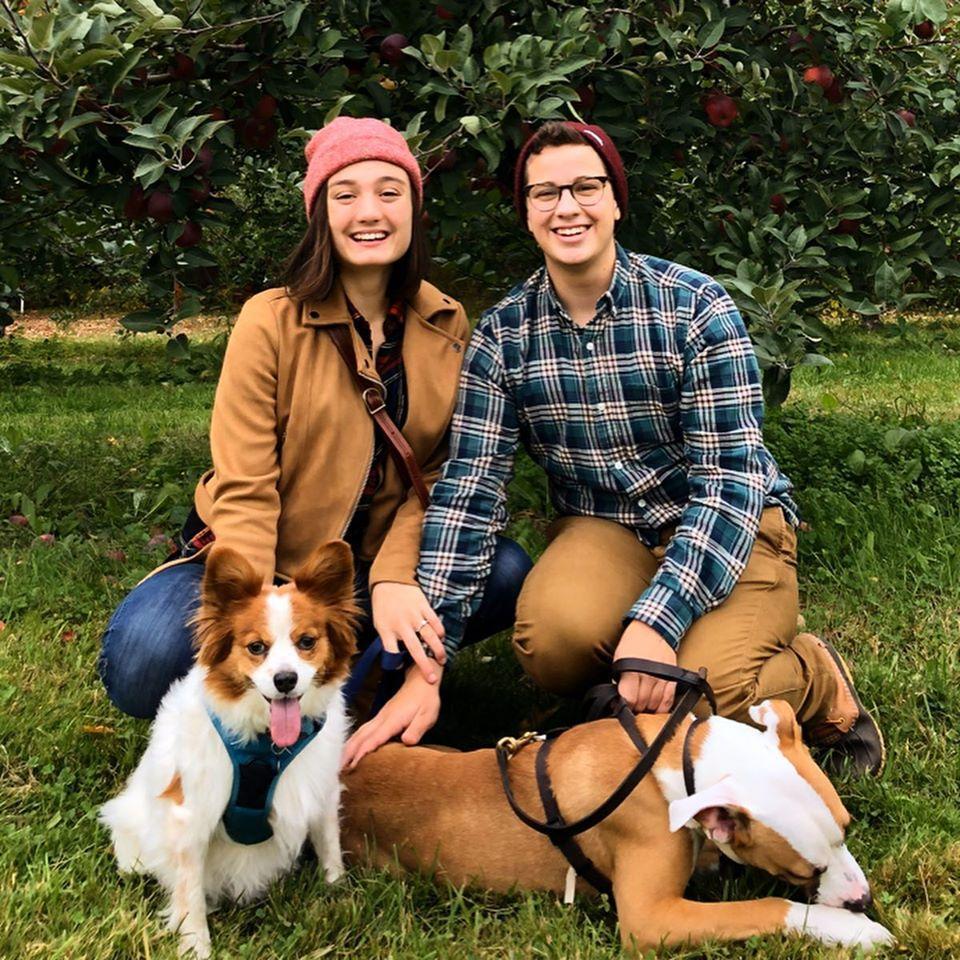 Our beautiful family on an Apple Picking adventure in October 2019.