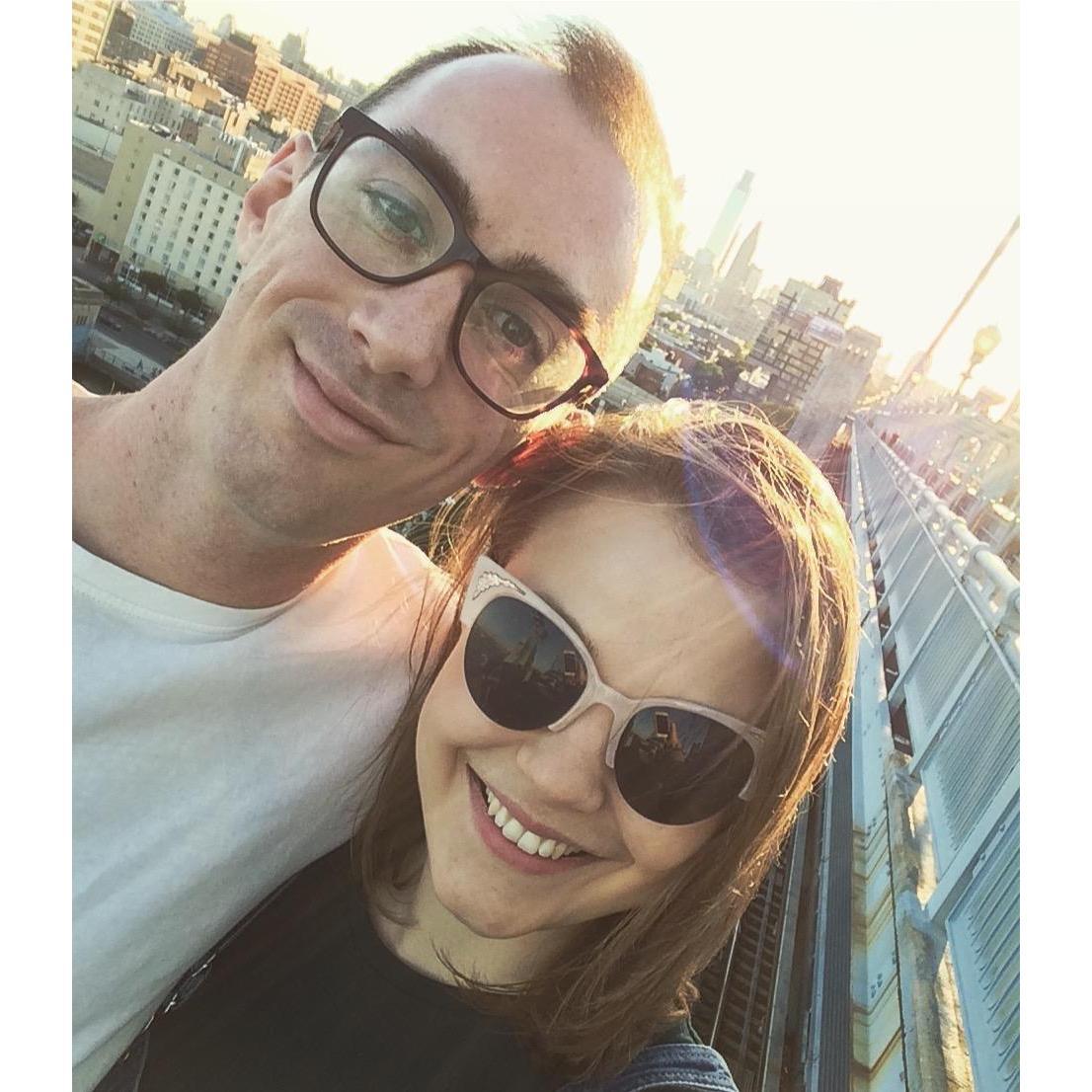 The day before Joe moved to California, 2017