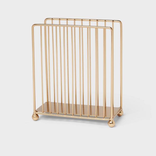 Delavan Collection Metal Wire Napkin Holder Gold - Threshold™