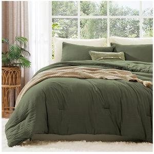 Oversized Queen Comforter Set - Olive Green Comforter (3pc)