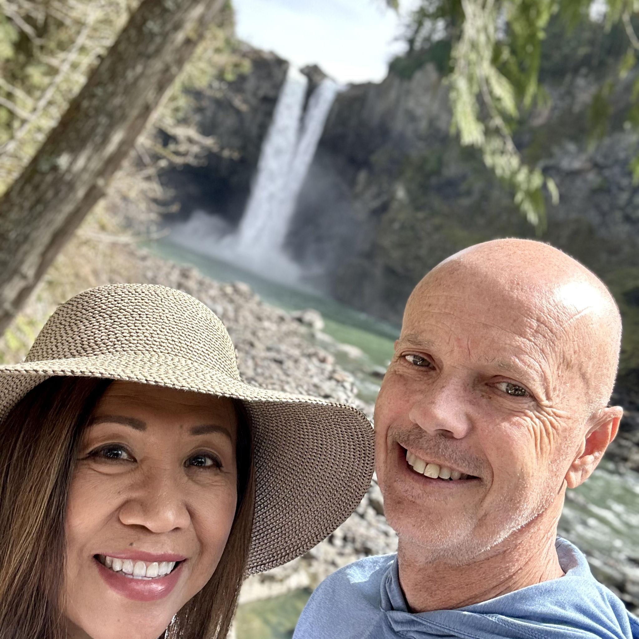 Snoqualmie Falls at Easter.