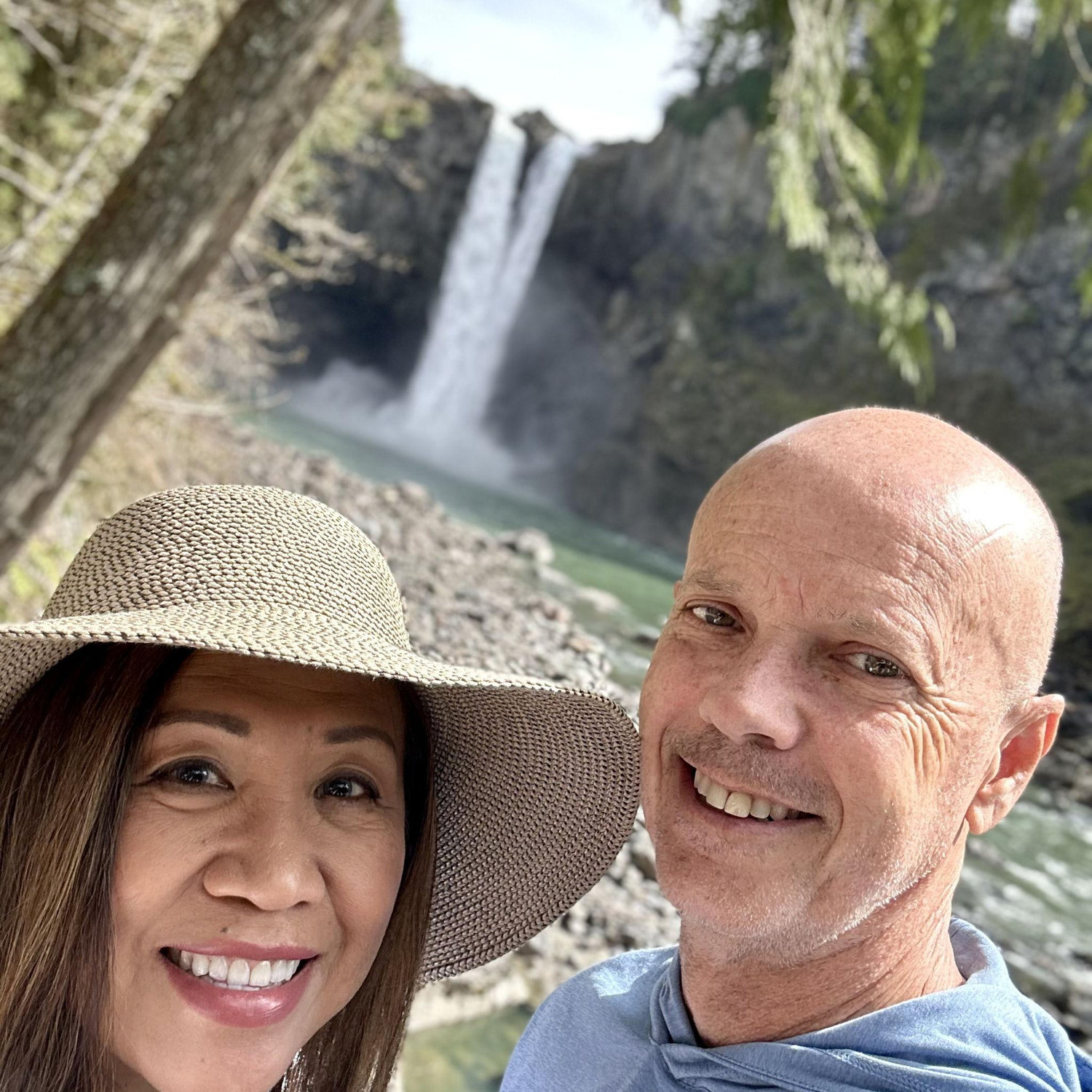 Snoqualmie Falls at Easter.