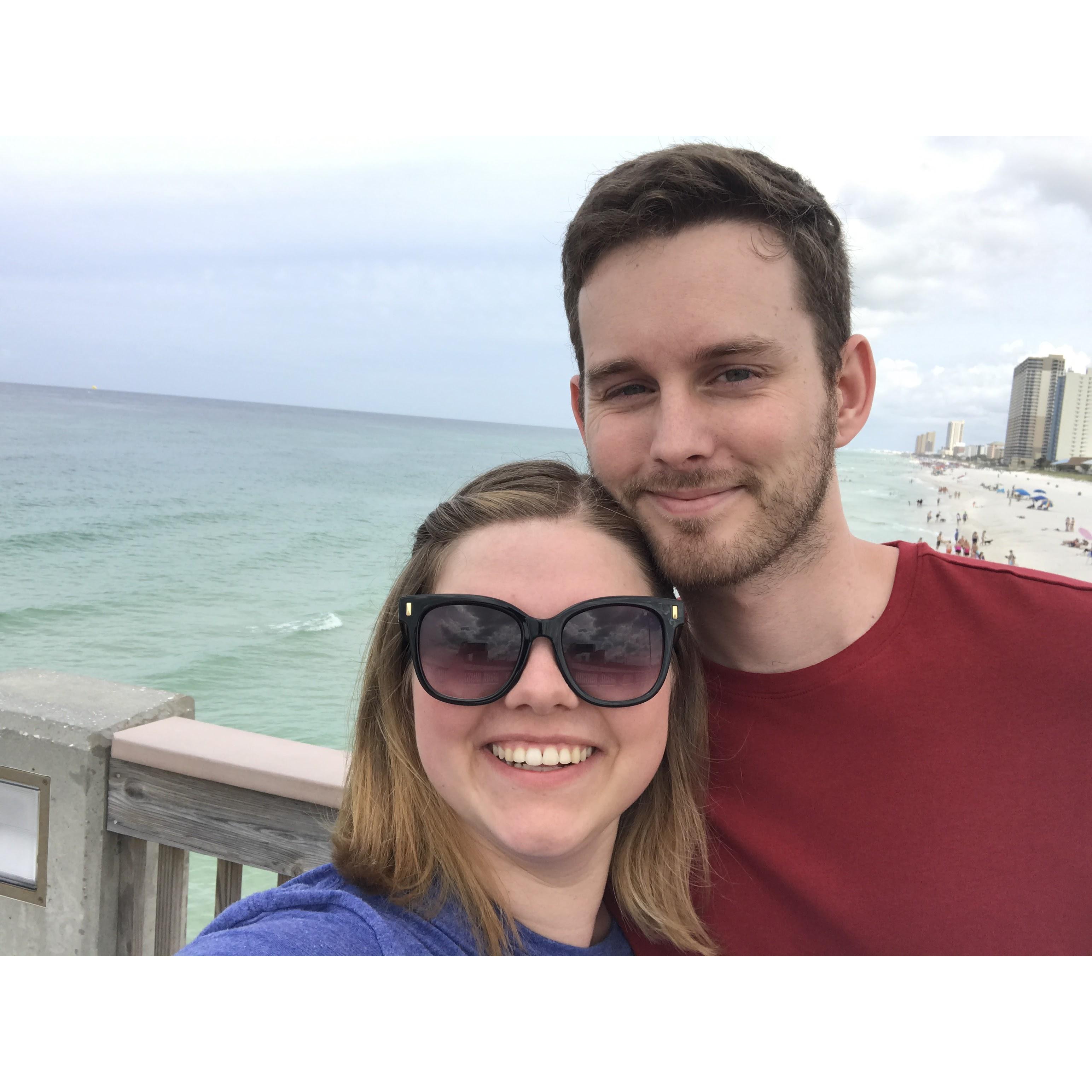 Our first beach trip. Panama City Beach, June 2017