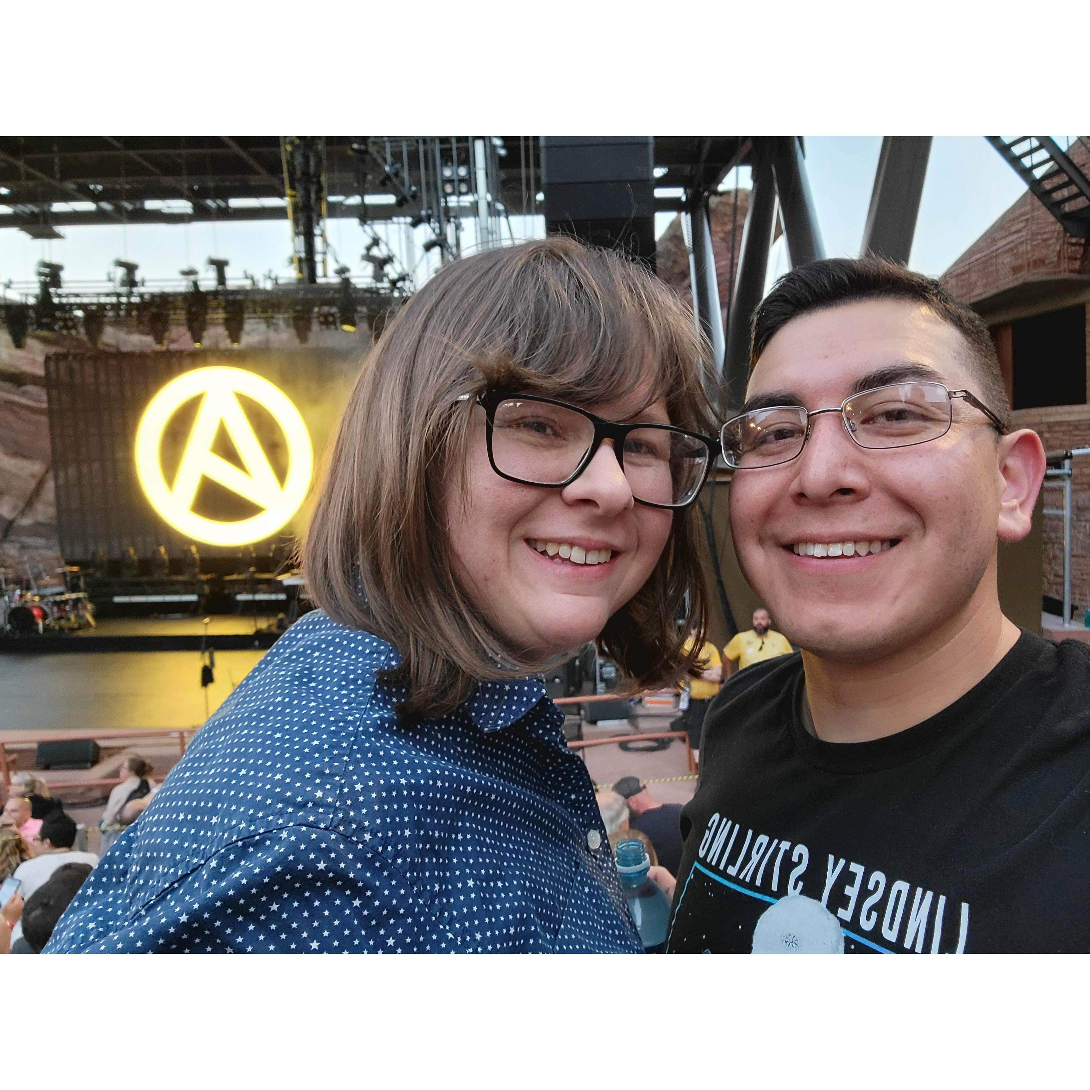 Our first concert together! (Lindsey Stirling; Artemis Tour)