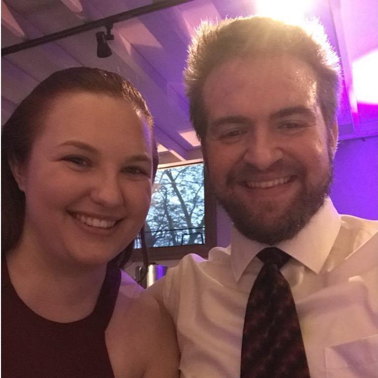 Gage's friend, Tim, and his wife, Becca's, wedding in May 2019