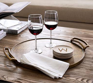 Antiqued Metal Decorative Trays