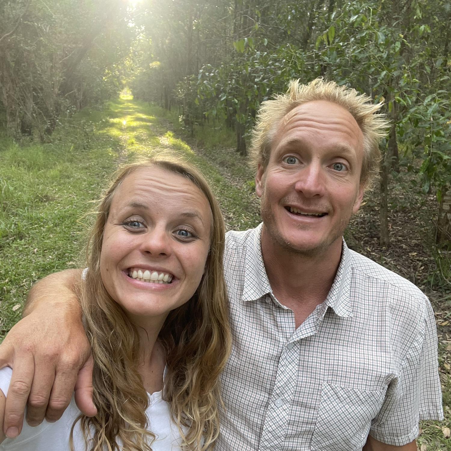 Going for a hike looking for kangaroos in Noosa, Australia!