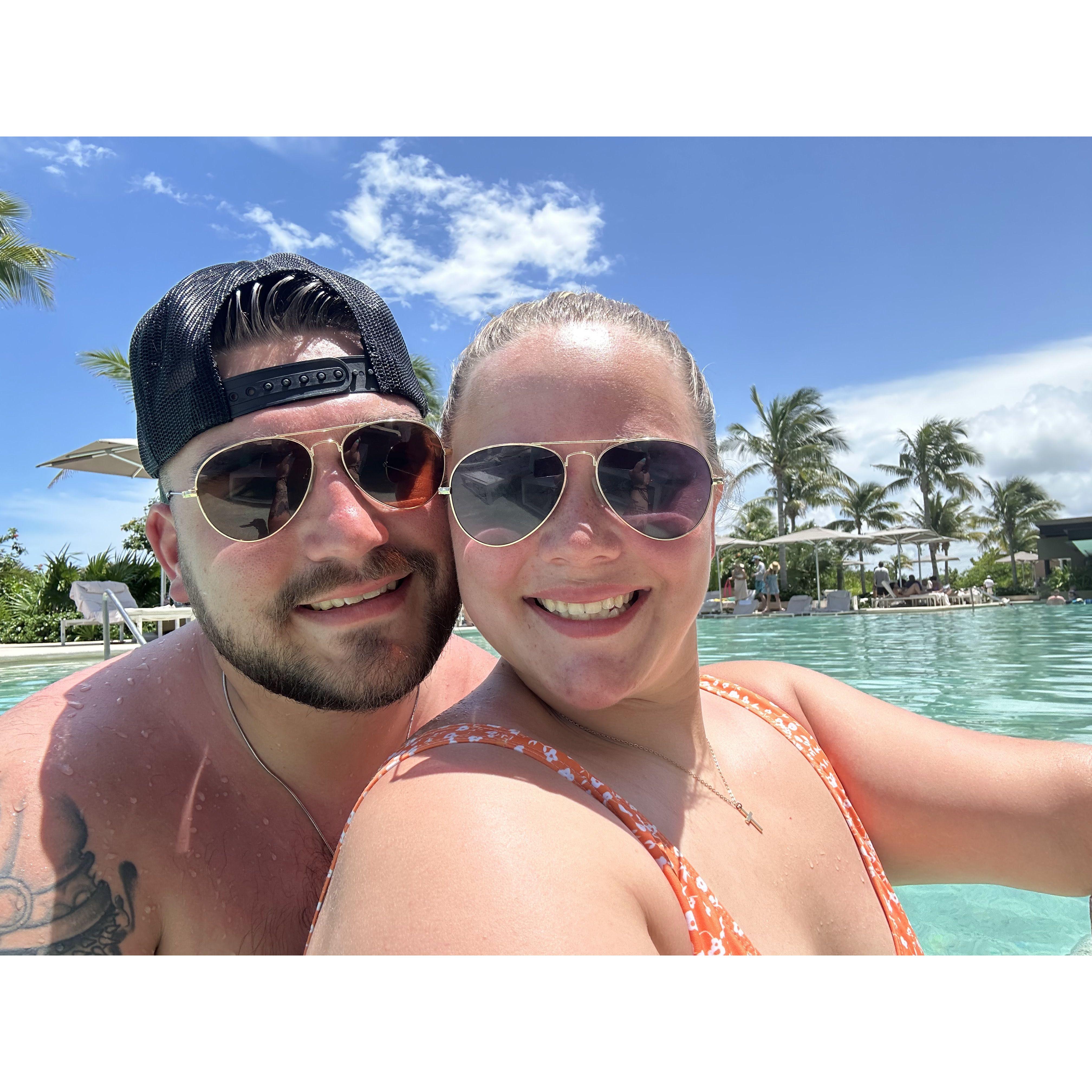 First international trip together to Cancun, Mexico!