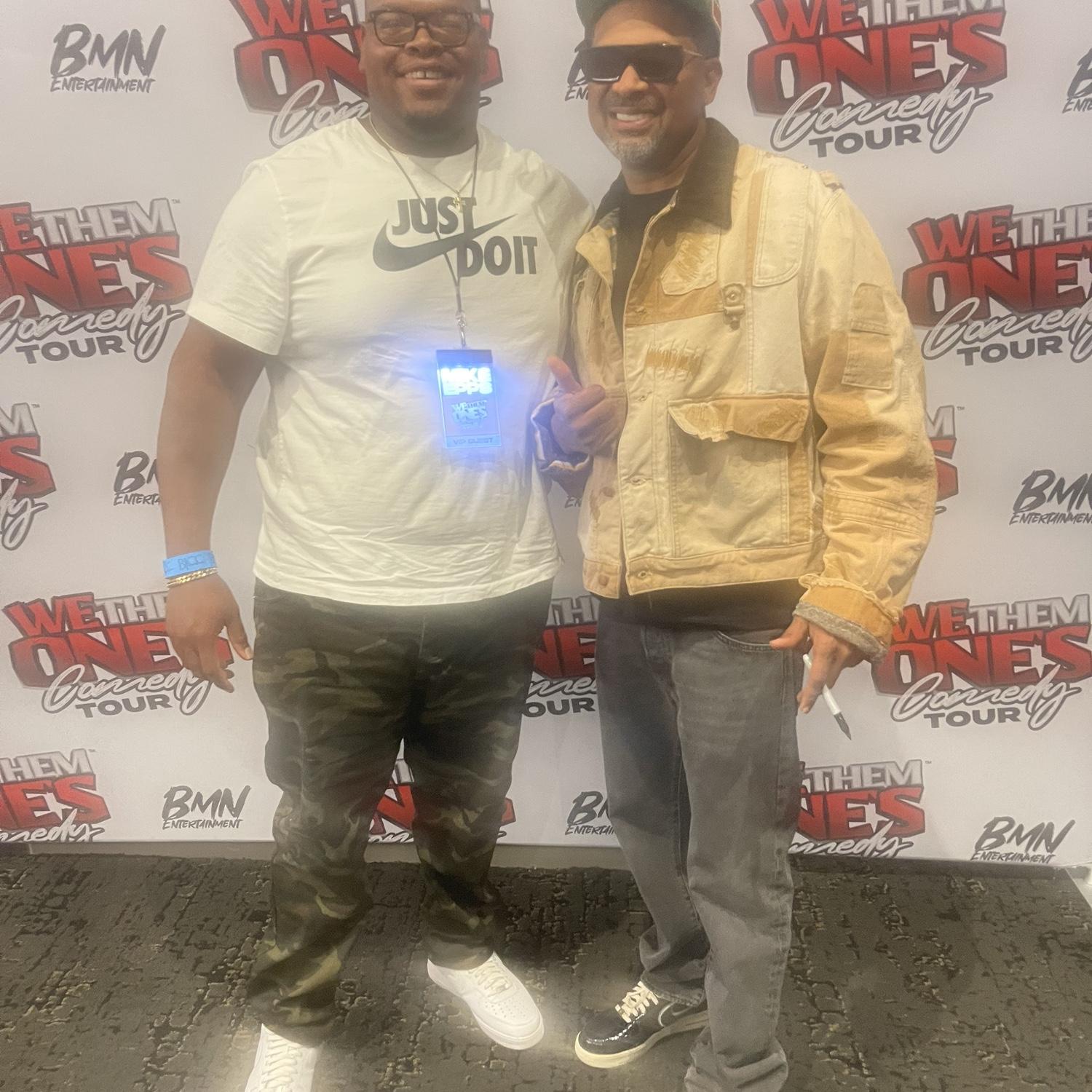 Courtland got to meet Mike Epps for his birthday and also got asked if he played football 😂
