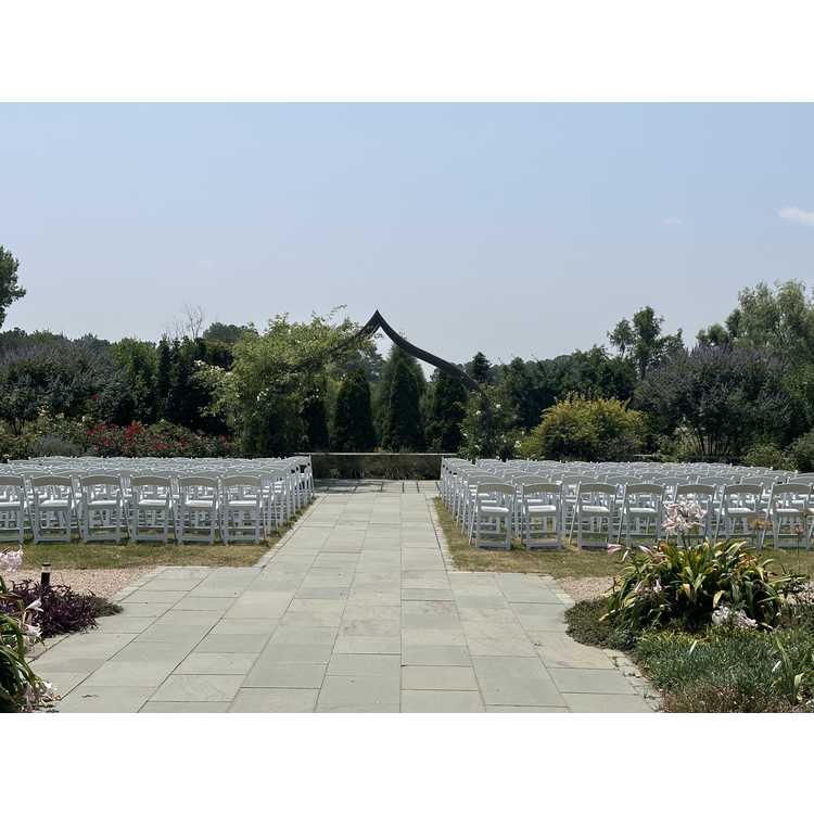 Guests' view during the ceremony.