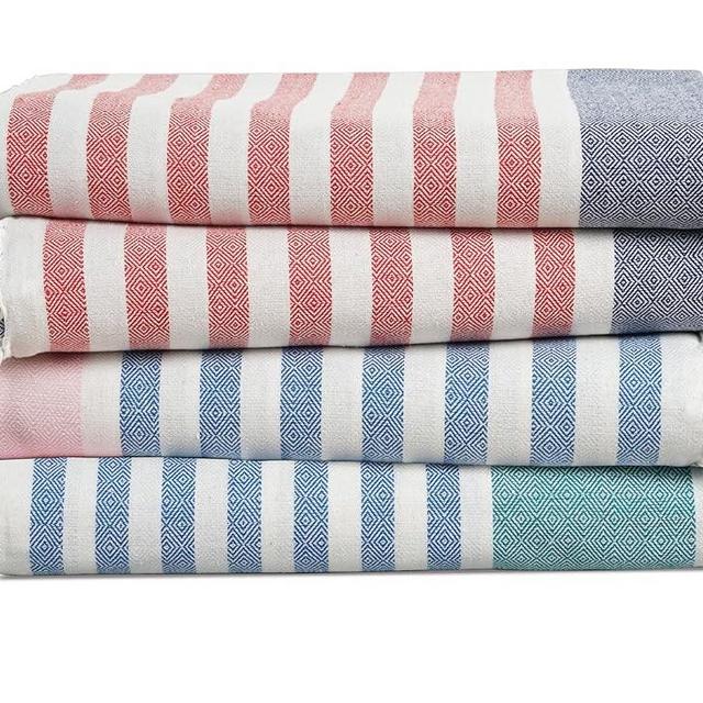 LANE LINEN 4 Pack Beach Towels - Oversized Beach Towel, Pre-Washed Quick Dry Beach Towel, Extra Large Pool Towel, Lightweight Beach Towel Sandproof, Absorbent Travel Bath Towel - Multi