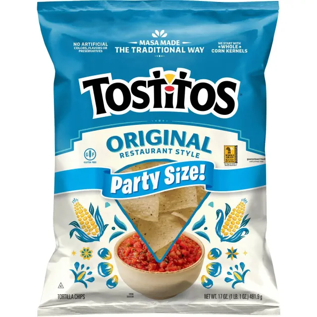 Tostitos Original Restaurant Style Party Size Tortilla Chips - 17oz
