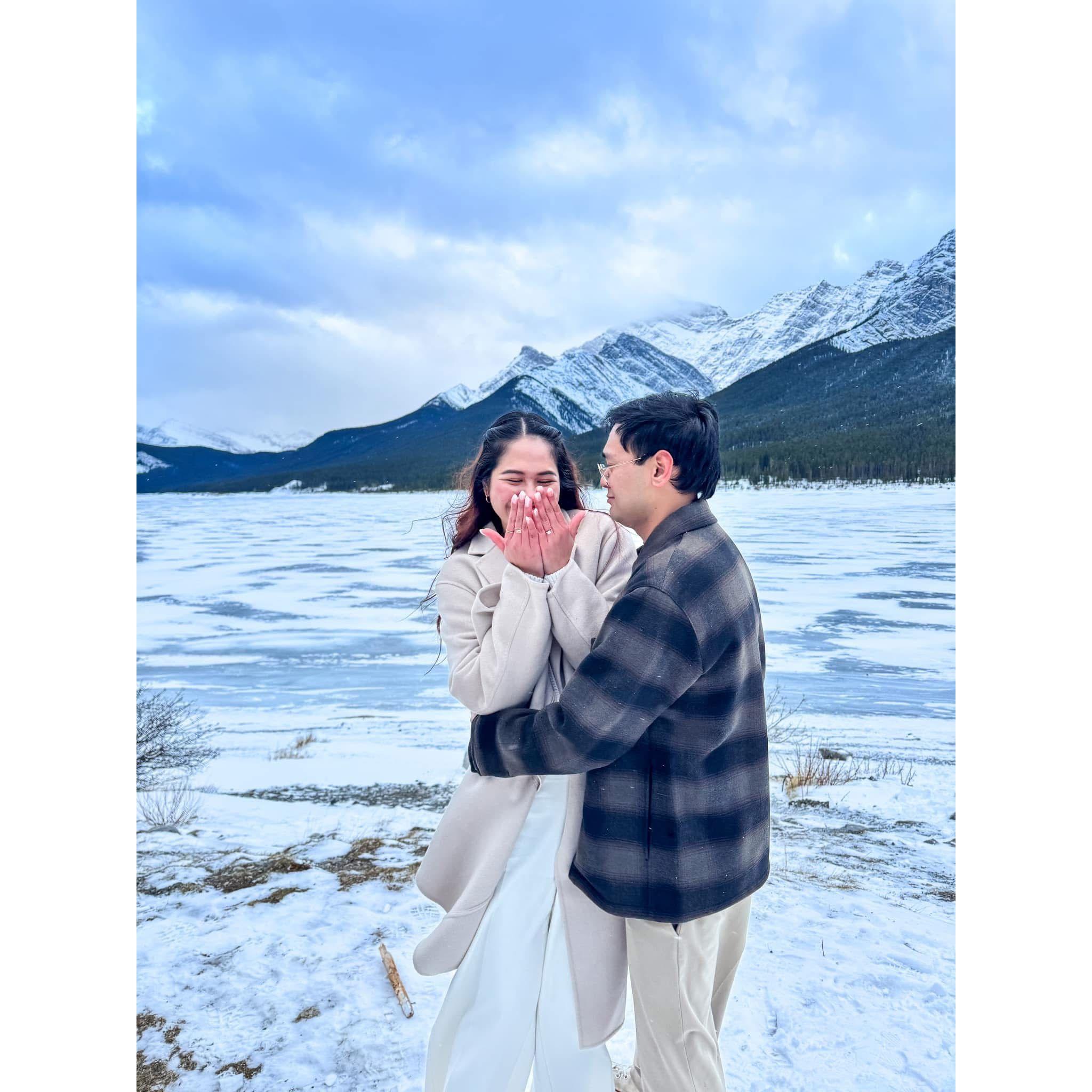 The best moment for both of us