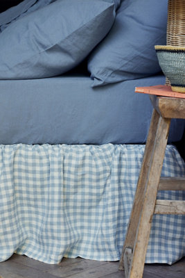 Piglet in Bed Linen Blend Bed Skirt