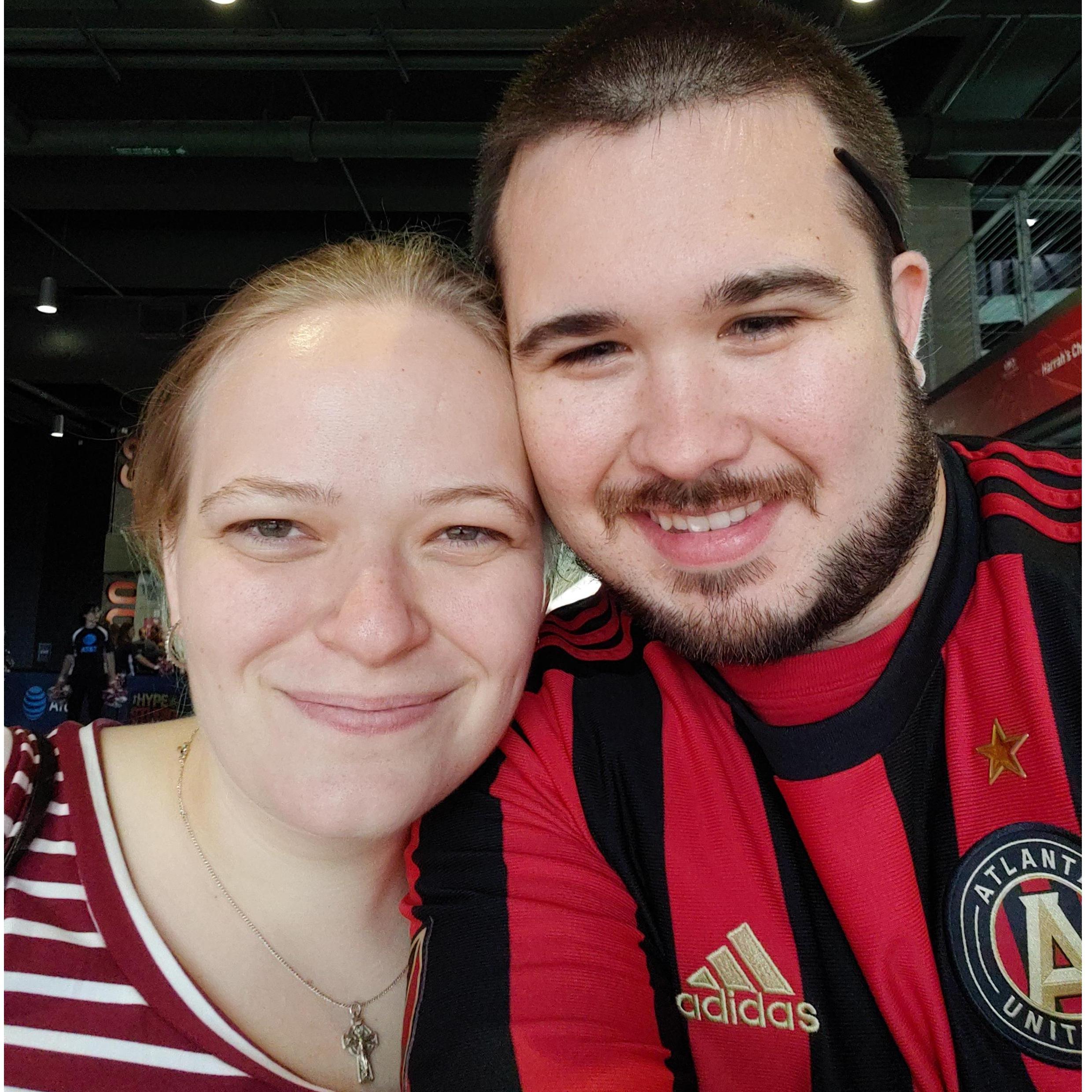 First Atlanta United game together!