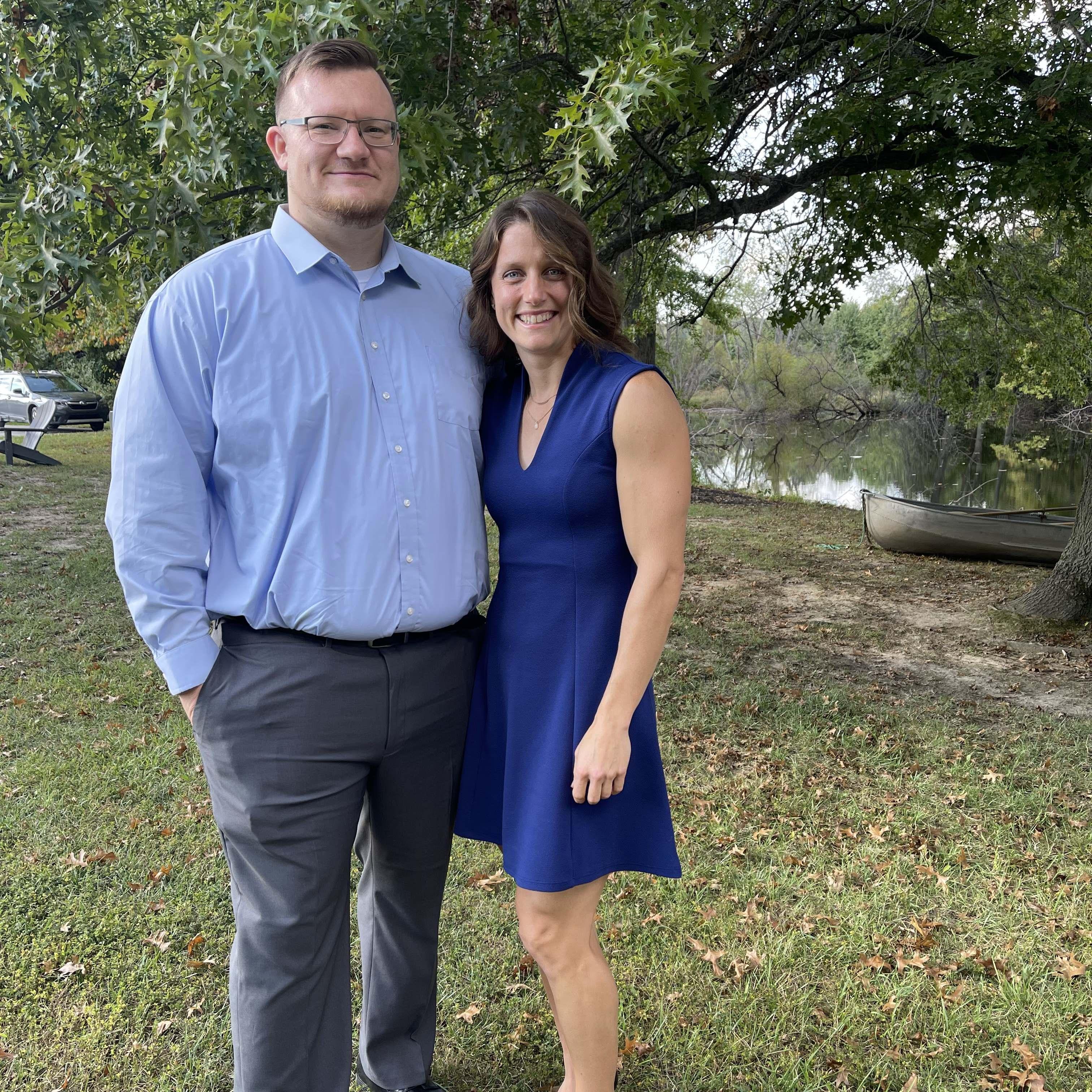 All dolled up for K-G's wedding.