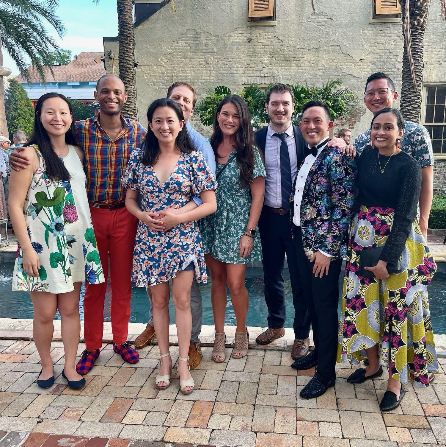 Group photo at Kousha & Elise's wedding (May 2024)