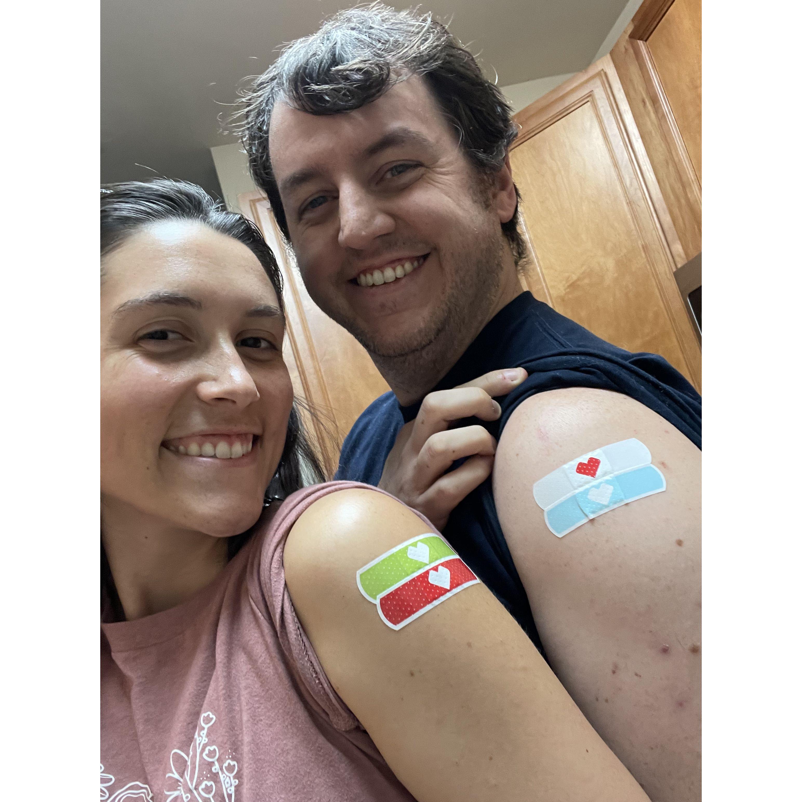 Matt gets to look forward to getting flu shots every year for the rest of his life