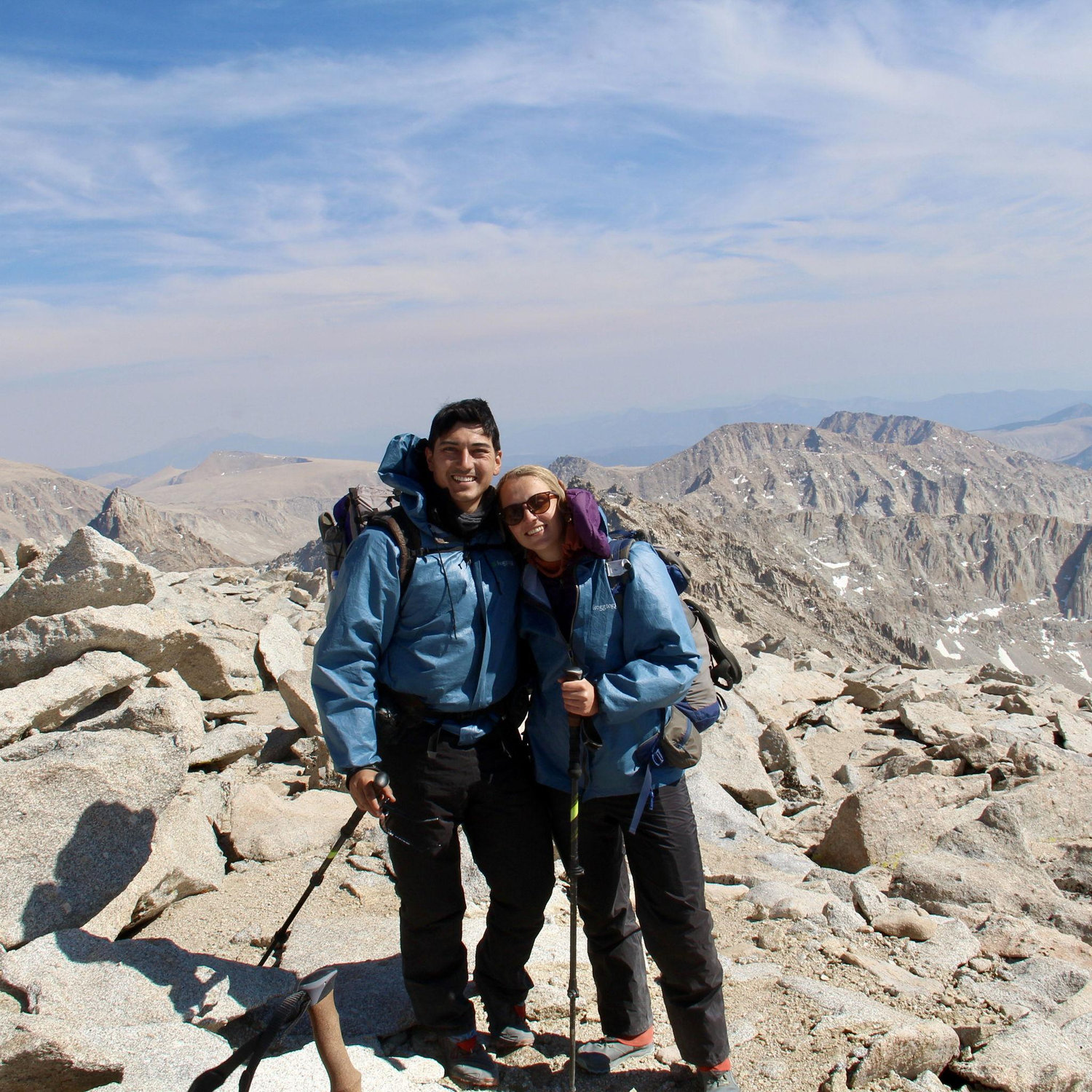 On top of Mount Whitney