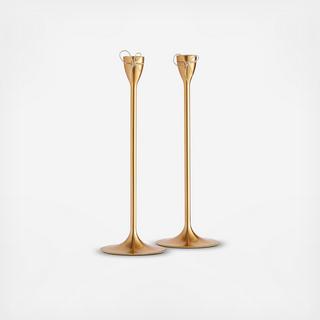 Love Knots Taper Candleholder, Set of 2