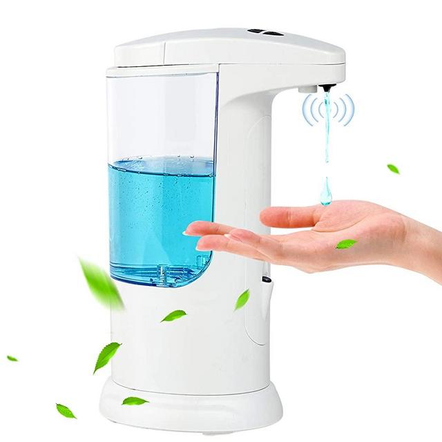 vplus Automatic Soap Dispenser,Touchless Automatic Soap Dispenser, Dish Hands-Free Auto Soap Dispenser with 3 Levels Dispensing Volume Suitable for Kitchen/Bathroom/Hotel/Hospital (370ml/13oz)