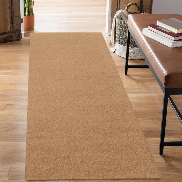 BESTVUE 3' x 8' Runner Rugs with Rubber Backing, Outdoor Indoor Utility Non Slip Carpet Rug Runner for Hallway, Custom Size Area Rugs Mat for Entryway Balcony Patio Kitchen Garage Stair Laundry