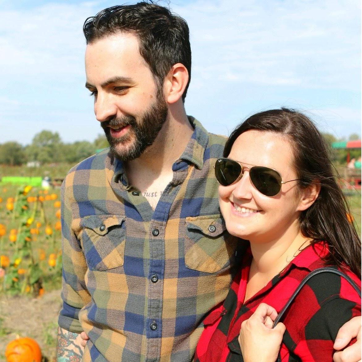 First visit to the pumpkin patch with the Majchrzak family