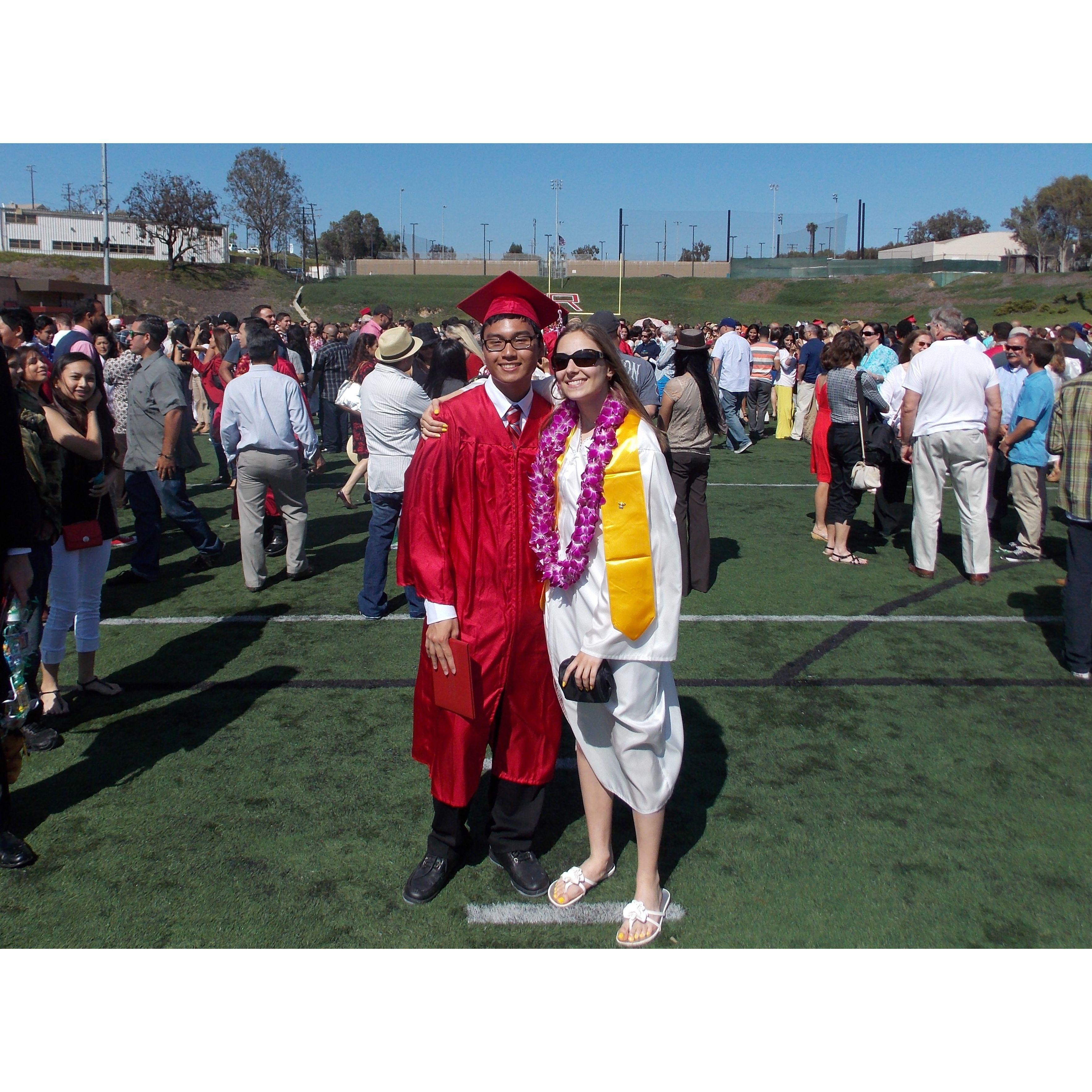 High school graduation – 2013