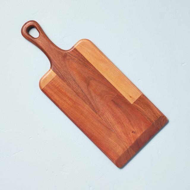 Beveled Wood Paddle Serve Board Brown - Hearth & Hand™ with Magnolia