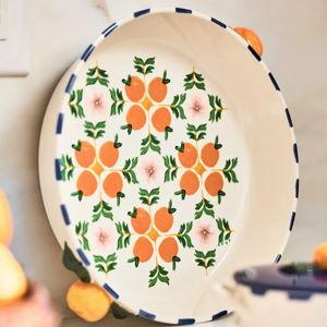 Valencia Stoneware Pie Dish