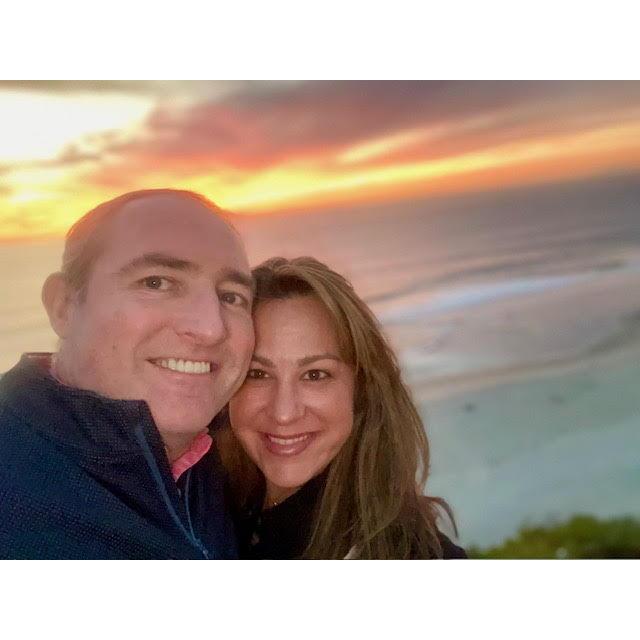 Just engaged! Celebrating in Laguna Niguel, CA