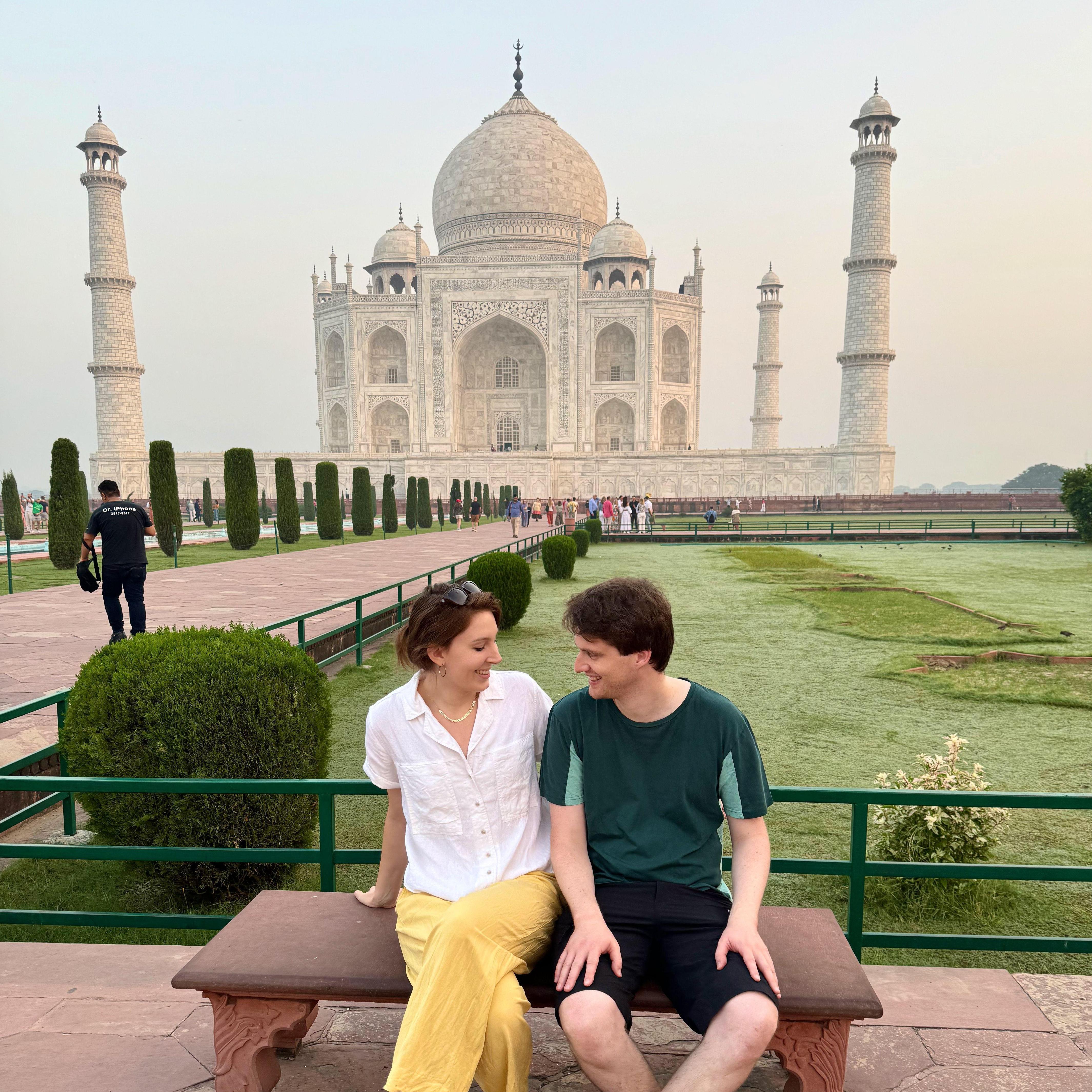Sunrise at the Taj Mahal, October 2023