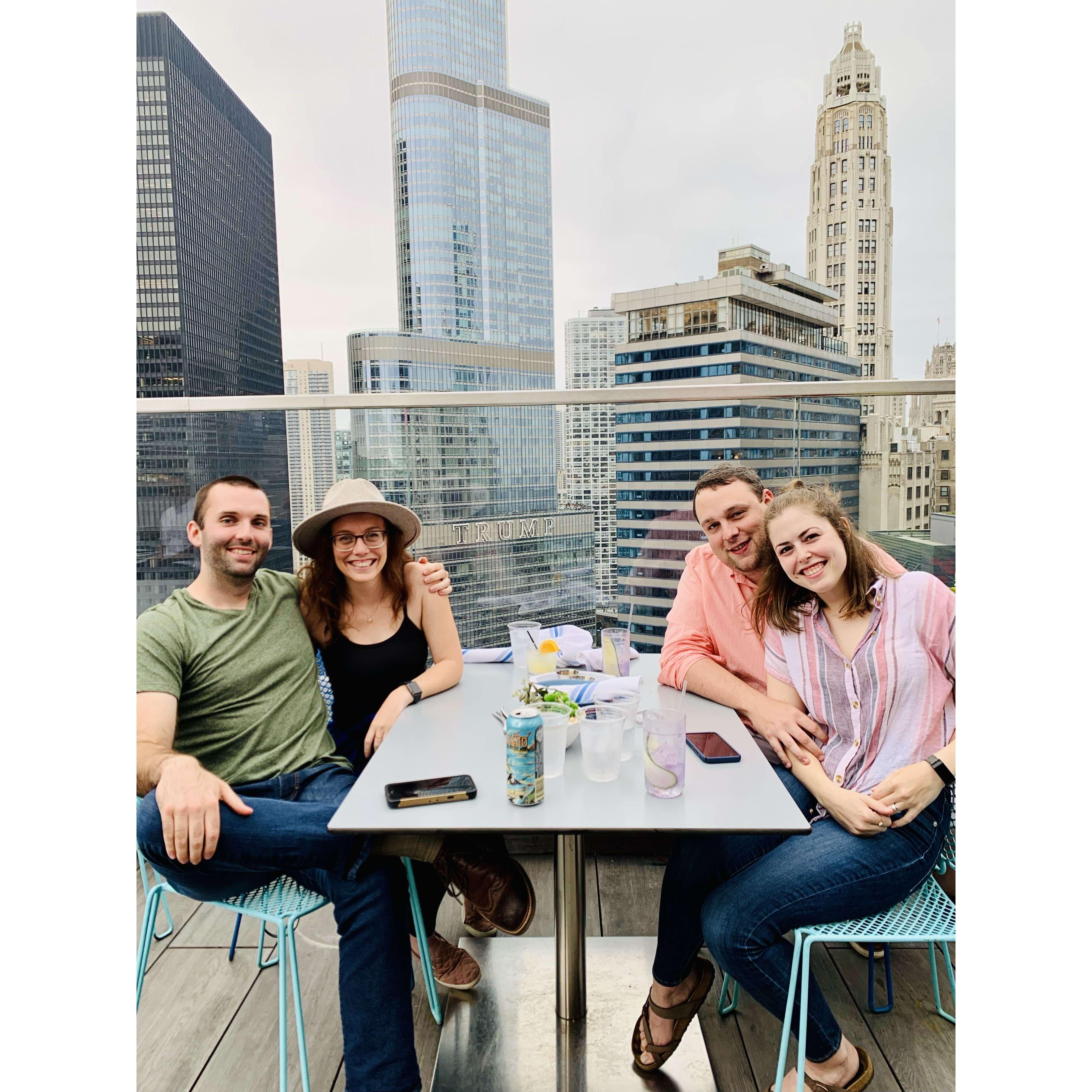 Our first annual couples trip to Chicago with Lauren and Matt Miller.