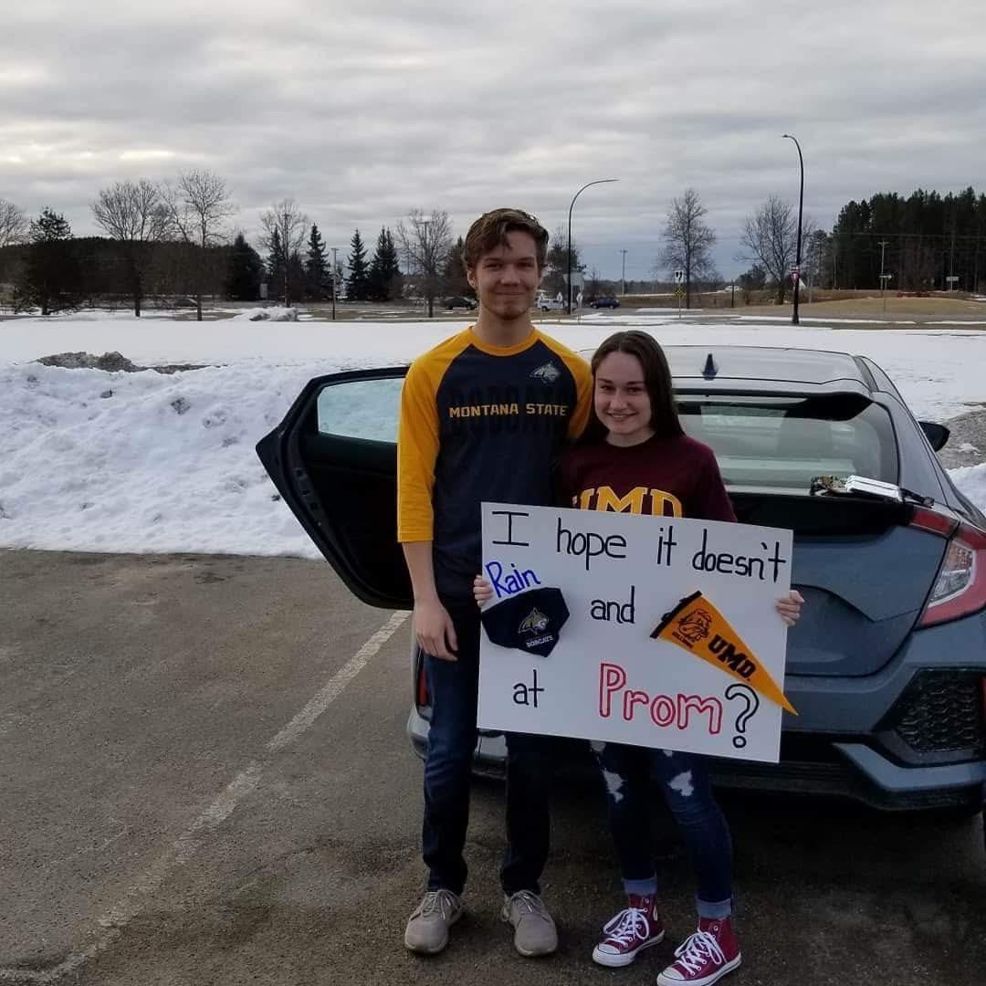 Senior year promposal. April 2018.