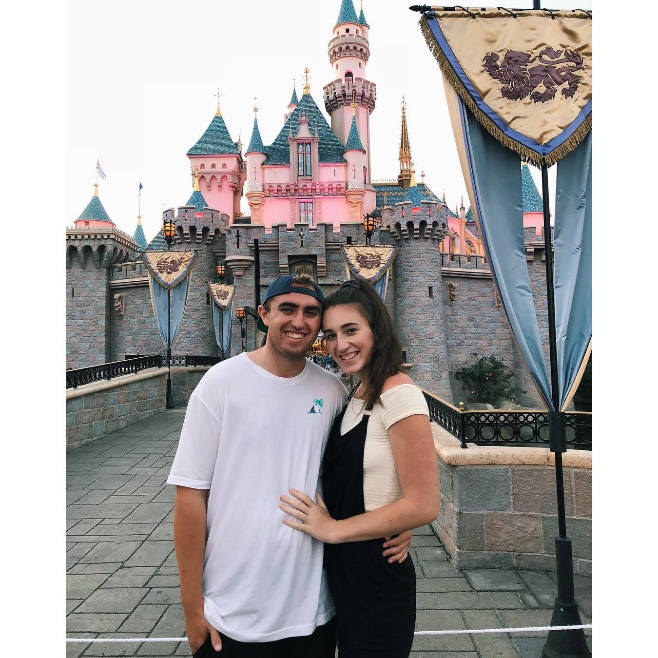 Jacob and Sydnee's first (and only) trip to Disneyland together.