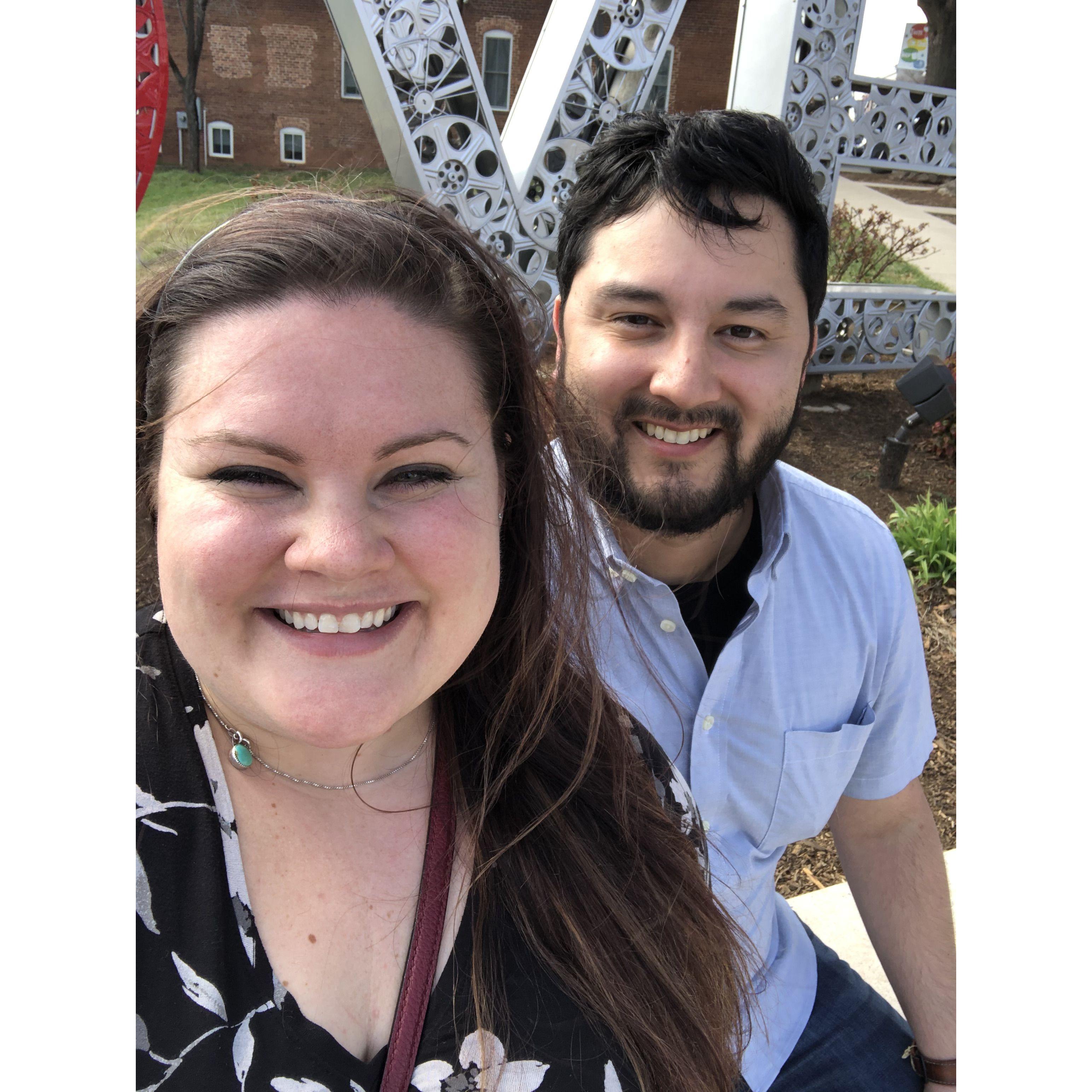 Omar visited Victoria in Culpeper, VA while she was on assignment.
