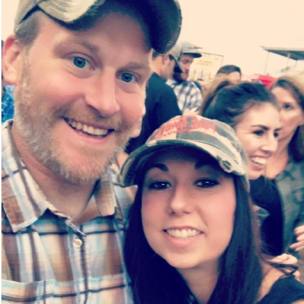 Our first concert together and our first major trip, Eric Church at Frontier Days in Cheyenne, WY