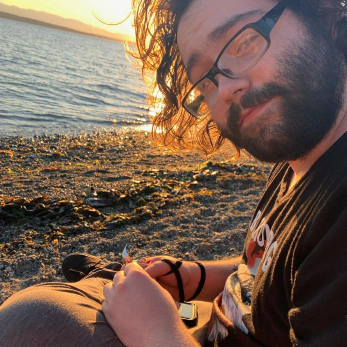 Beach date.