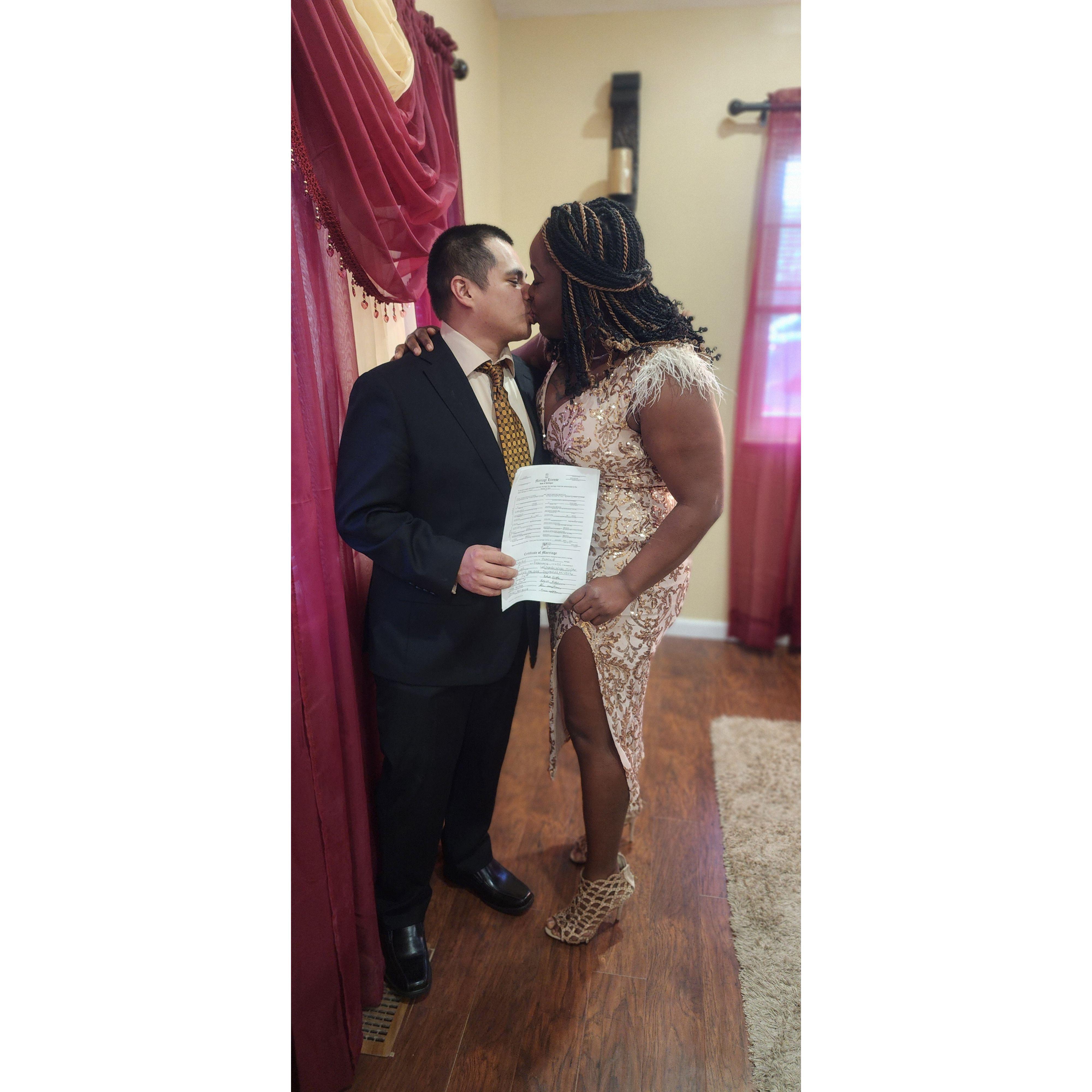 February 4th, 2024 @ 2:00 pm was the day we said I do!!