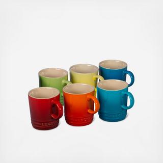 6-Piece Espresso Mug Set