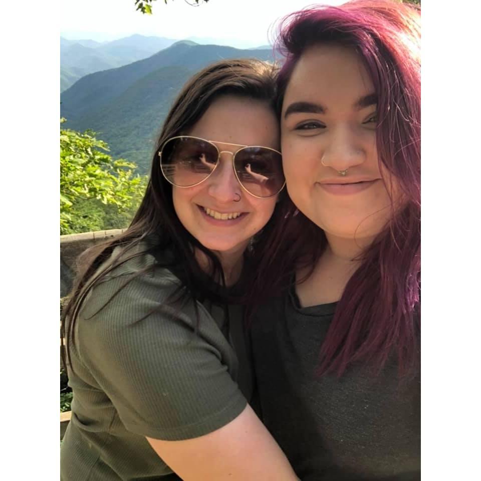 Our first trip to the mountains. (Also the same spot Sarah proposed.)