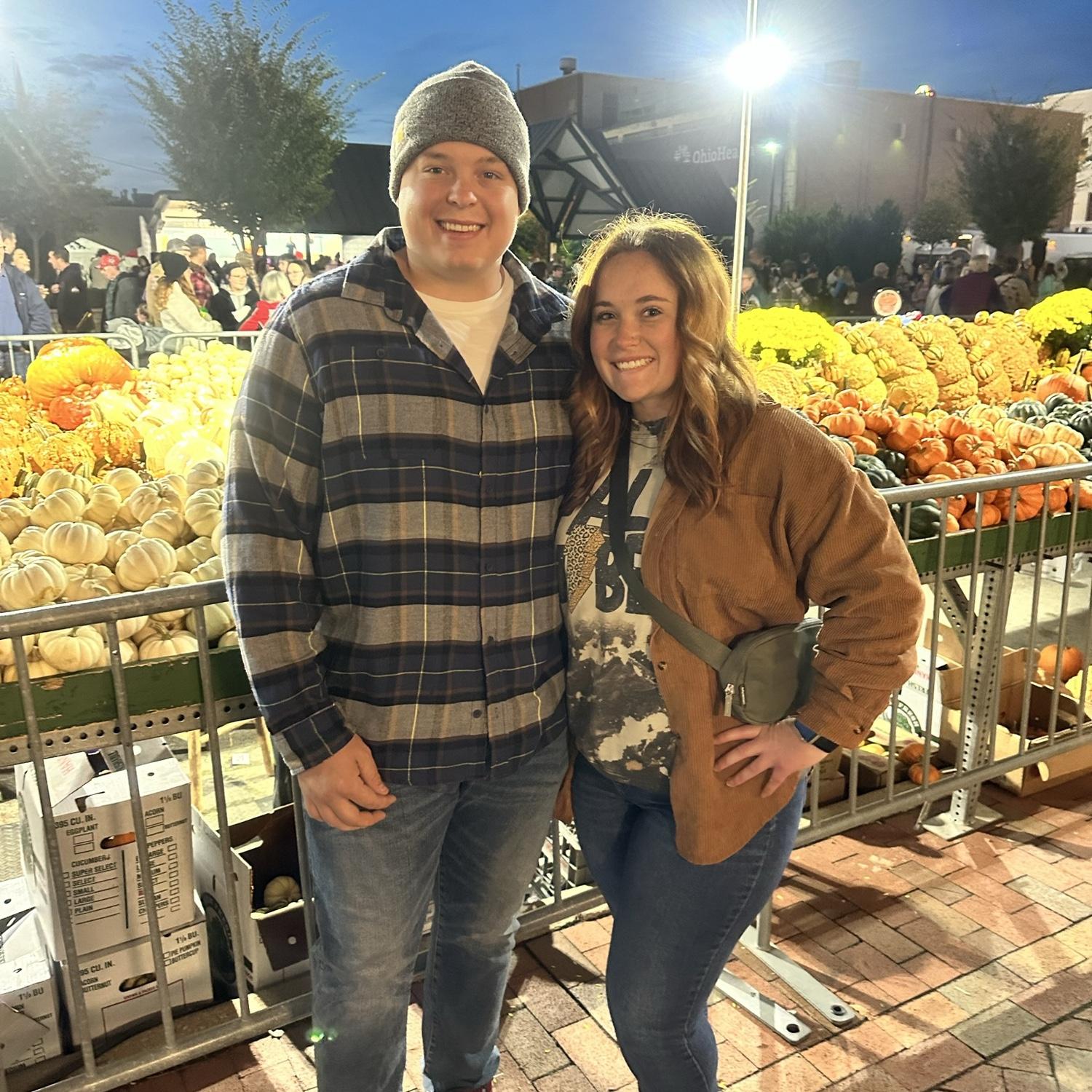 Our yearly pumpkin show picture