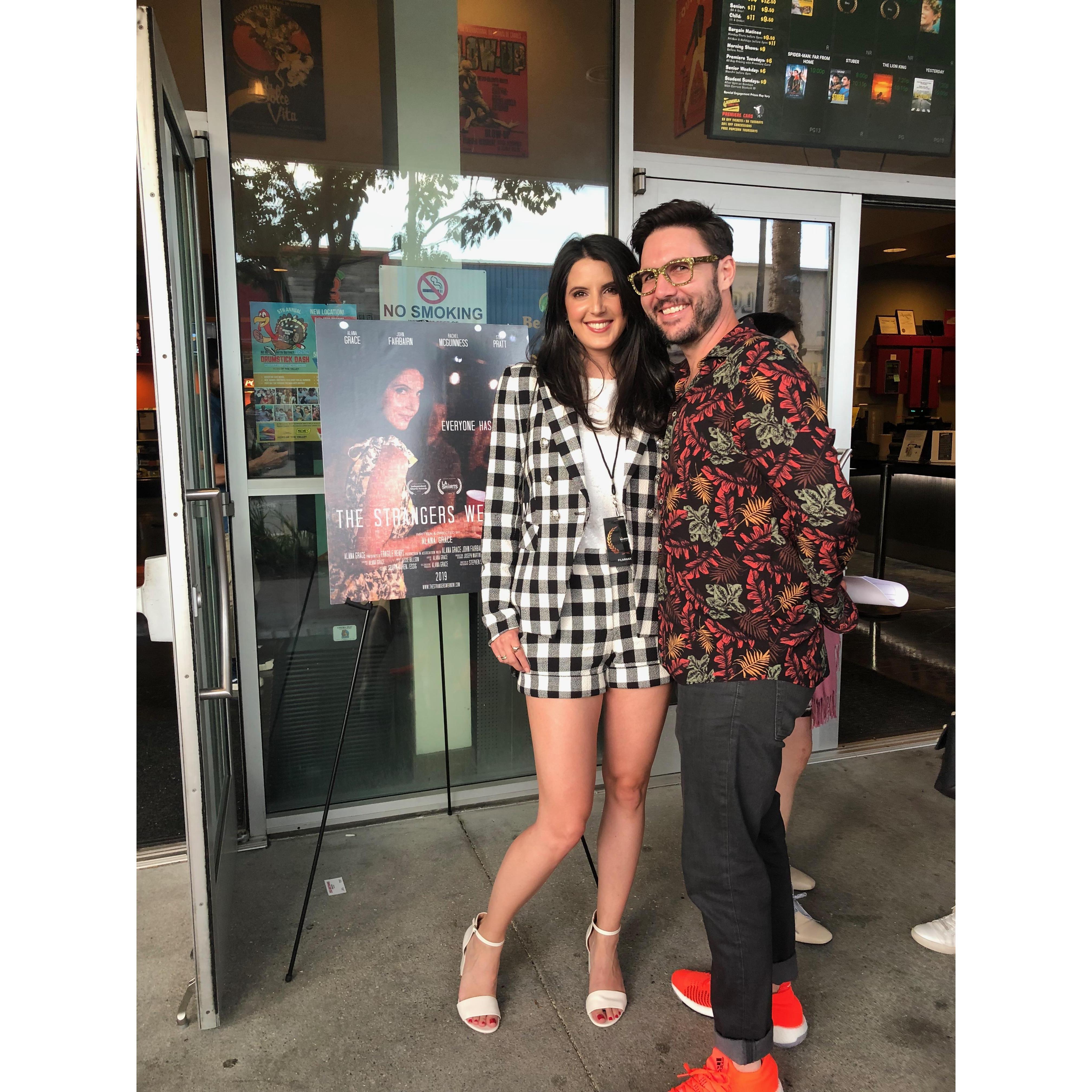 My first premiere.