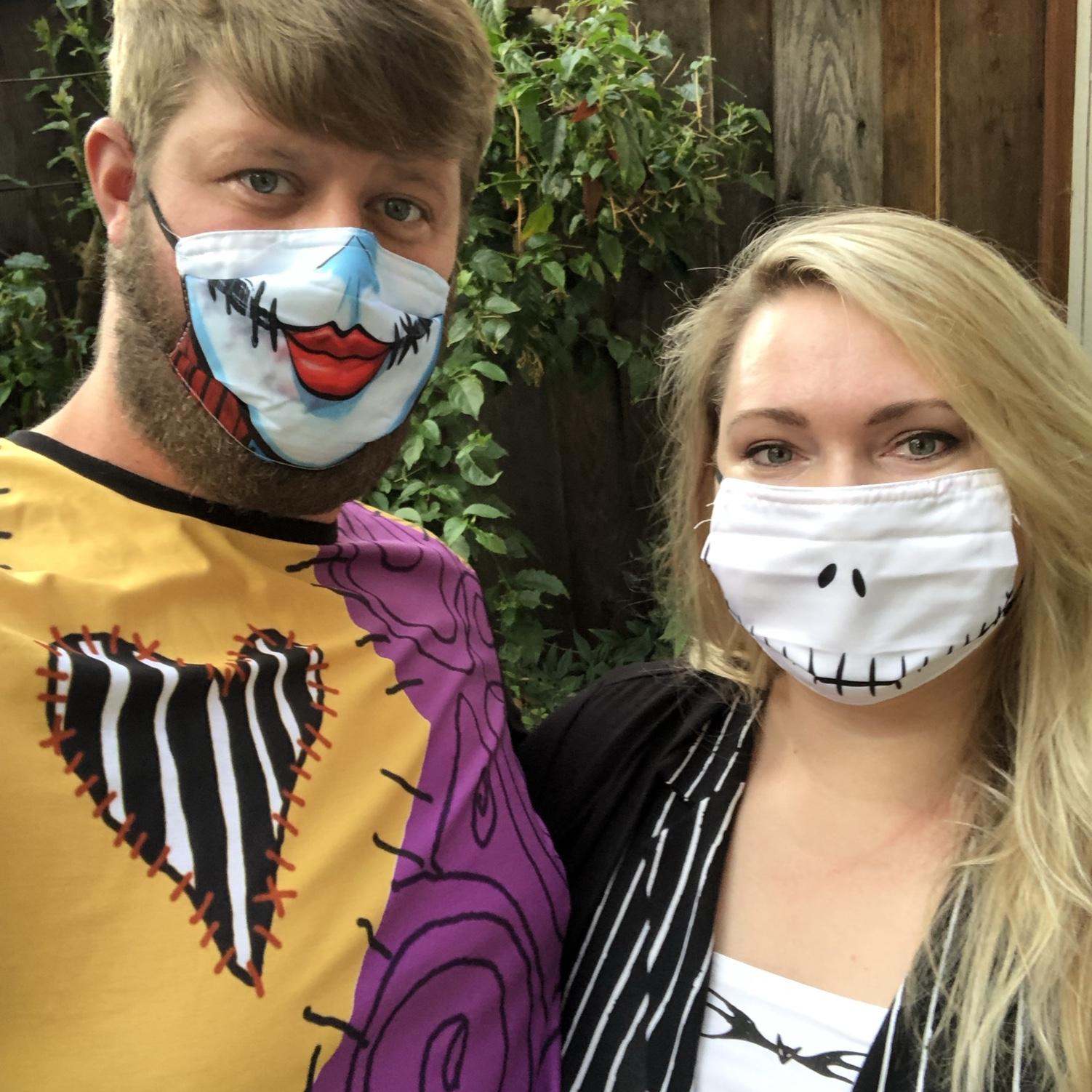 Jack Skellington and Sally for Halloween, 2021