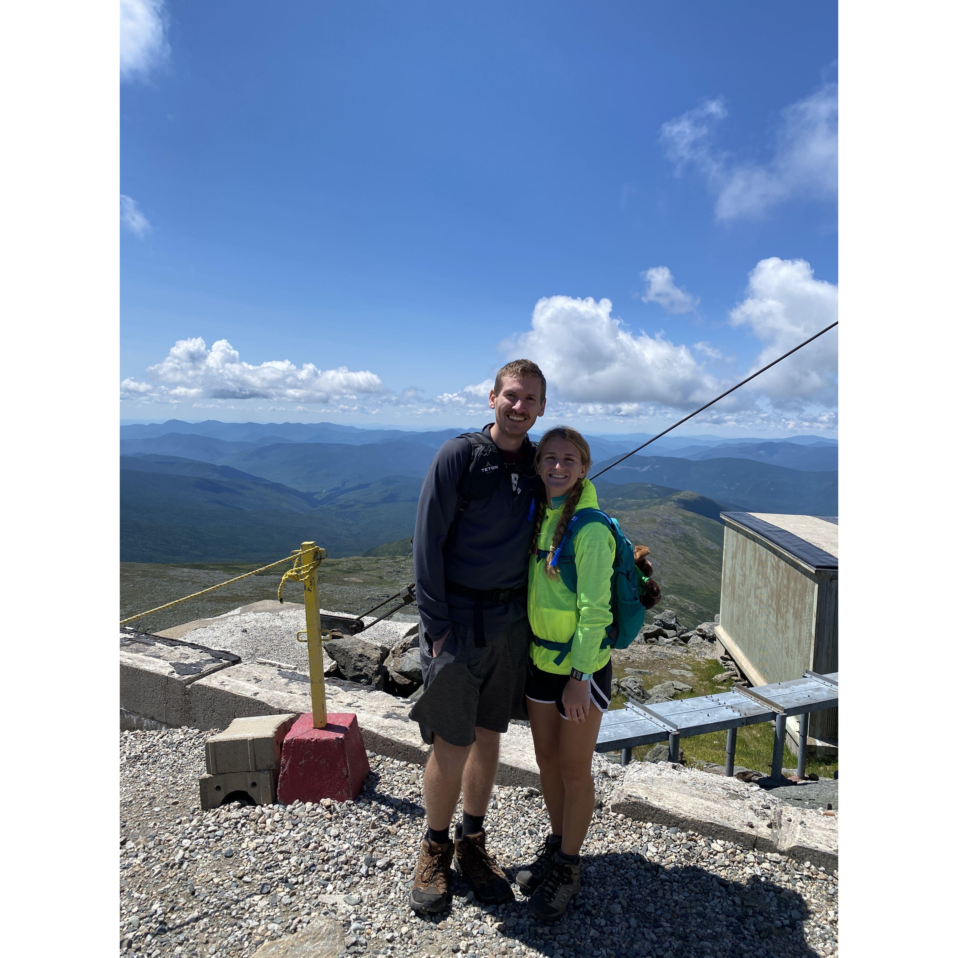 Our First Summit of Mt. Washington