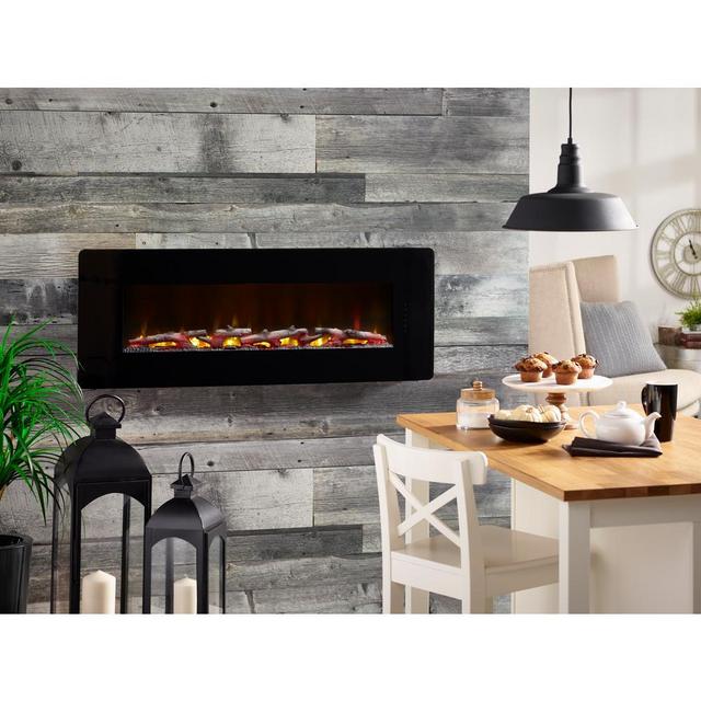 Electric Fireplace in Black