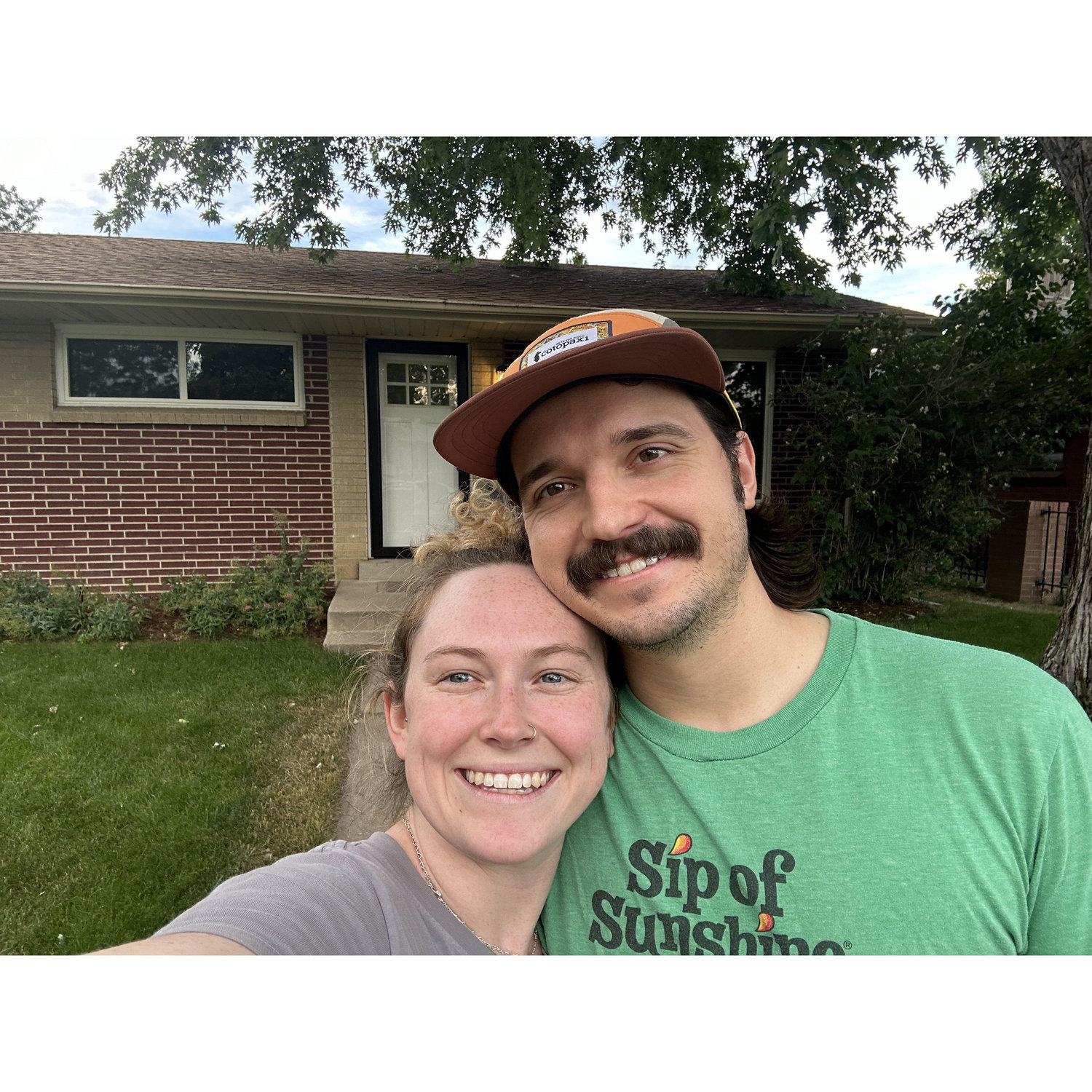 Day we moved into our house!