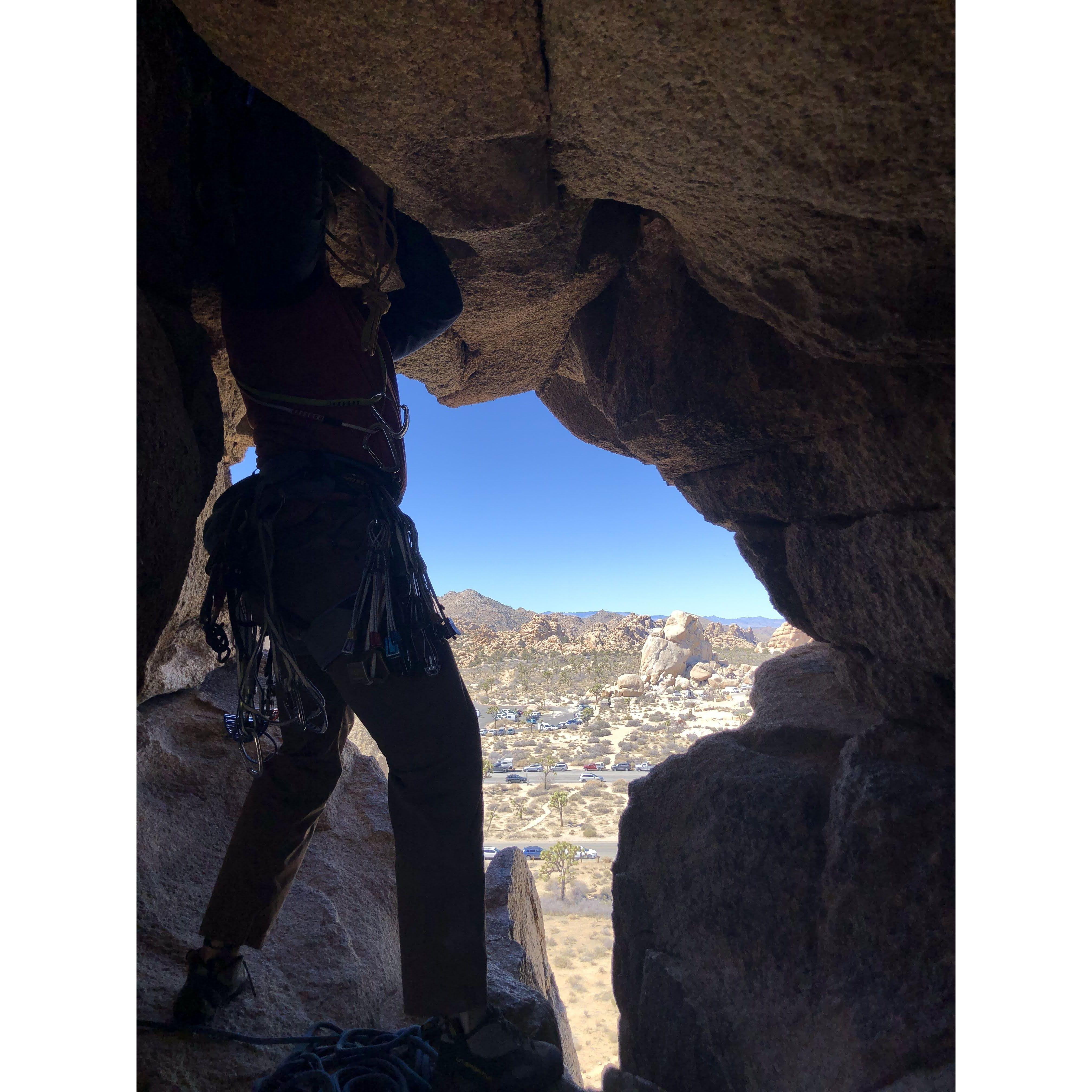 “The eye” in Joshua Tree.